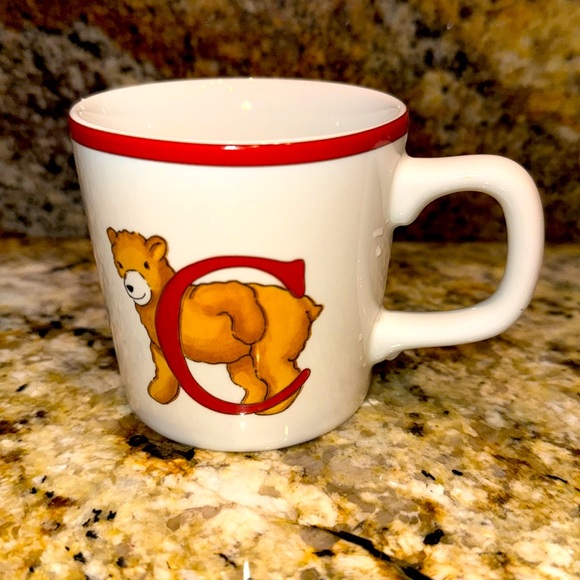 Vintage TIFFANY & CO ALPHABET BEARS Divided Plate & Cup Set Japan Never Used - Picture 13 of 13